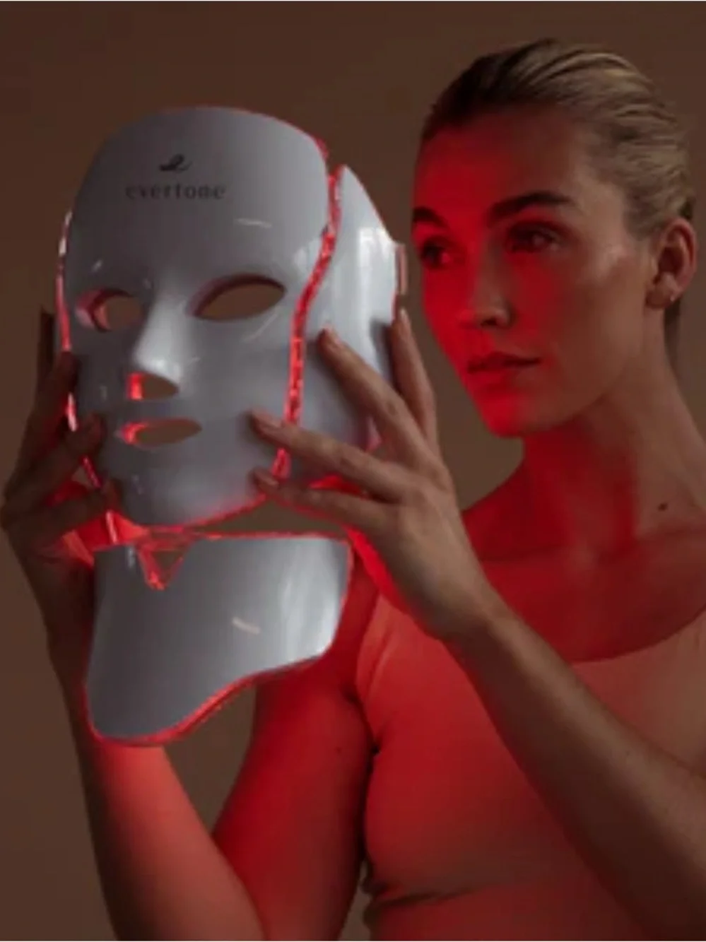 Evertone Omniglow LED Face & Neck LED + Microcurrent Mask (Plus User Manual) ❤️